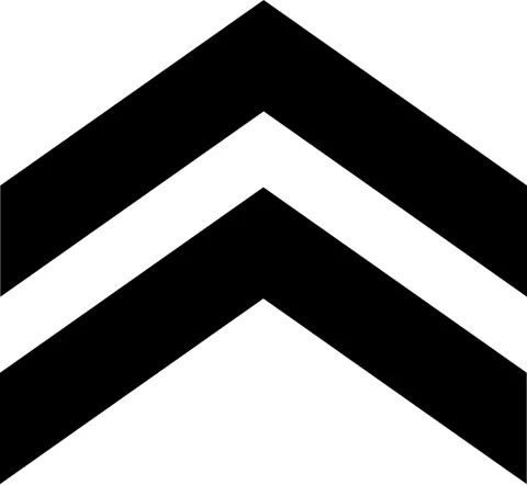 chevron: a wide inverted V placed on a shield