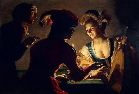 chiaroscuro: an artistic technique developed during the Renaissance, referring to the use of strong contrasts...
