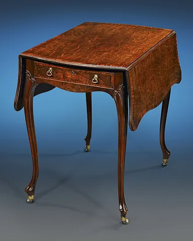 chippendale: a style of furniture designed by, or resembling that of, Thomas Chippendale, generally of simple...