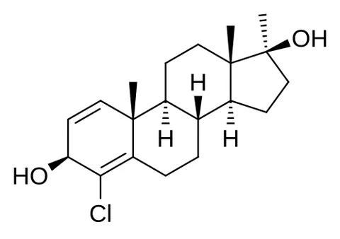 chlorodehydromethylandrostenediol: a synthetic anabolic steroid-like compound related to testosterone, formerly used in bodybuilding...