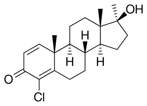chlorodehydromethyltestosterone: a synthetic anabolic steroid derived from testosterone that promotes muscle growth and enhances...