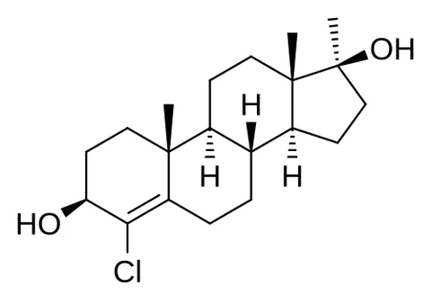 chloromethylandrostenediol: a synthetic, steroid-like compound that was sold as a bodybuilding “prohormone” meant to increase...