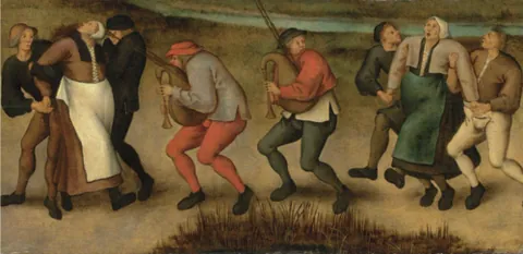 choreomania: synonym of tarantism (“dance mania; dance epidemic”)