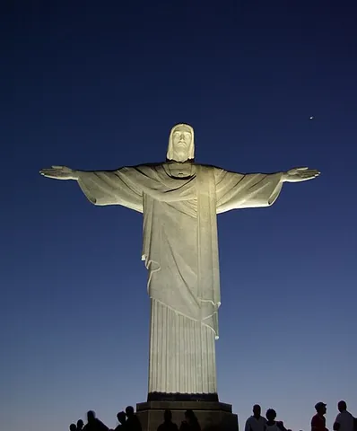 christ the redeemer: a statue of Jesus Christ in Rio de Janeiro, Brazil