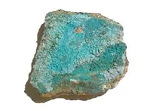 chrysocolla: a vitreous silicate mineral that is a minor ore of copper, with the chemical formula...