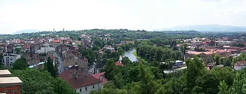 cieszyn: a city in southern Poland on Olza River, near the Czech border