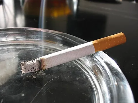 cigarette: a small cigar consisting of tobacco or another substance, wrapped up in a thin roll with paper,...