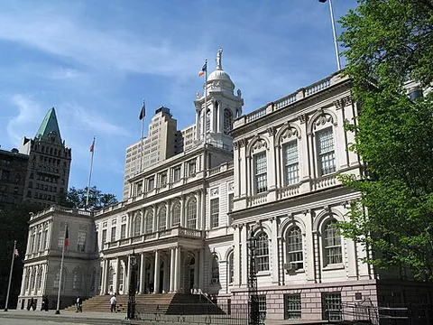 city hall: the building that houses a city's government