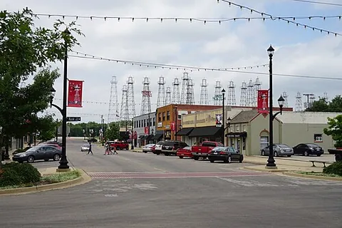 city of kilgore: a city in Gregg and Rusk Counties, Texas, United States known for its diverse cultural scene, oil...