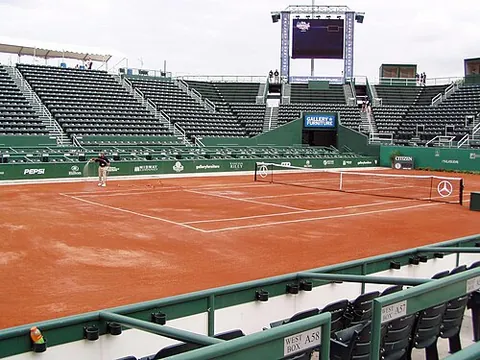 claycourt: a court whose surface is made of crushed shale, stone or brick