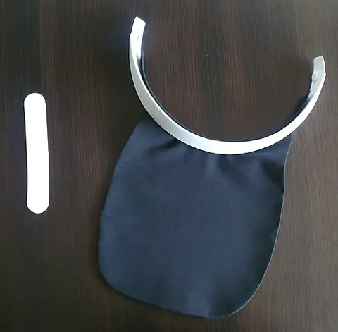 clerical collar: a stiff white collar, having no opening at the front, fastened at the back, worn by members of the...