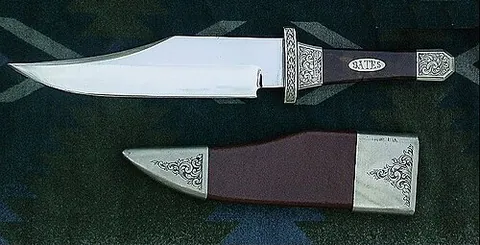 clip point: a form of knife blade with the appearance of having the forward third of the blade clipped off,...