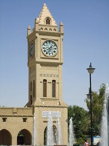 clock tower: a tower, usually in a prominent position, having a large clock in a high position, often with...