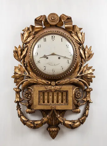 clock: a chronometer, an instrument that measures time, particularly the time of day