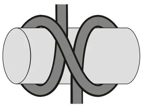 clove hitch: a bend formed by two half hitches in the same direction, used to make a line fast to a spar or to a...