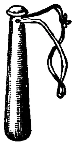 club: a heavy object, often a kind of stick, intended for use as a bludgeoning weapon or a plaything