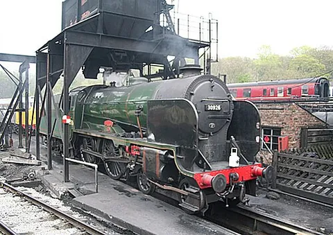 coaling stage: a structure, which took various forms, used to supply coal to steam locomotives