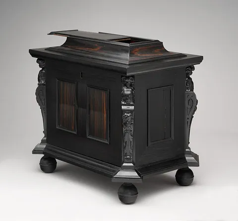 coffer: a strong chest or box used for keeping money or valuables safe