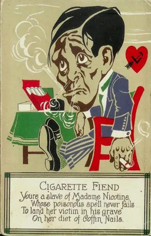 coffin nail: a cigarette