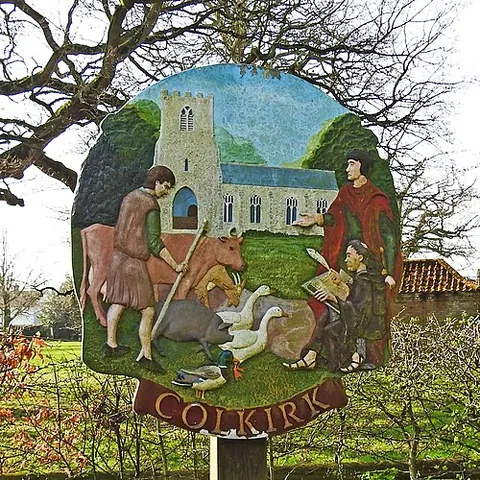 colkirk: a village and civil parish in Breckland district, Norfolk, England (OS grid ref TF9126)