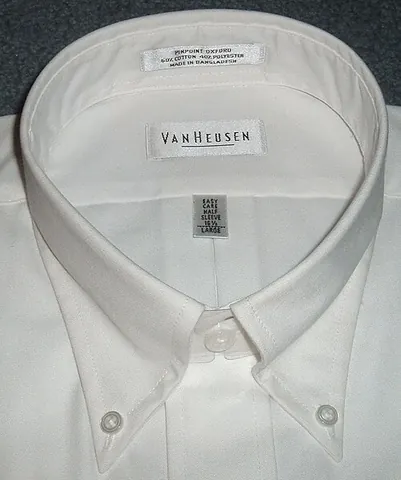 collar button: a button for fastening a collar