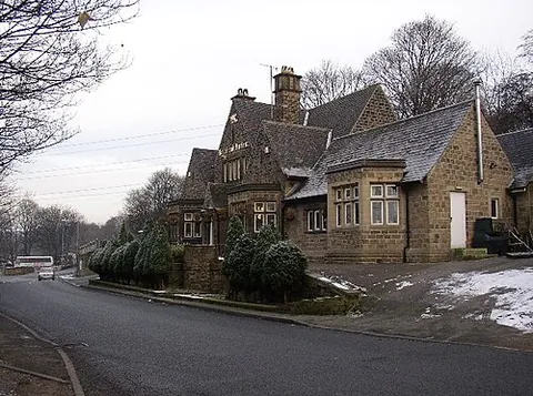 colne bridge: a historic bridge which gave its name to a small village in the Metropolitan Borough of Kirklees,...