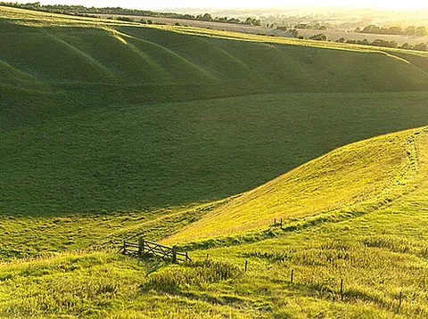combe: a valley, often wooded and often with no river