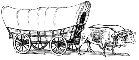 conestoga wagon: a heavy covered wagon with a curved boatlike body popular in the United States from about 1750–1850