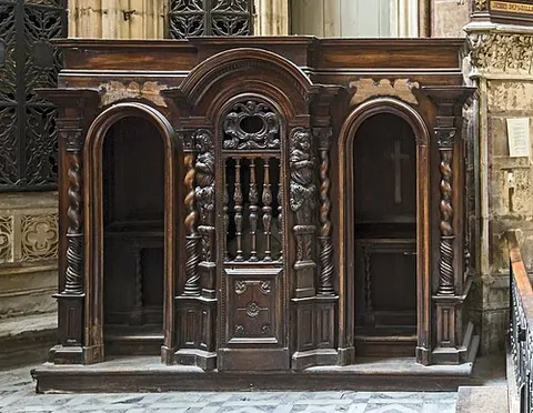 confessional: in the manner or style of a confession