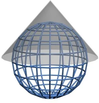 conical: of or relating to a cone or cones
