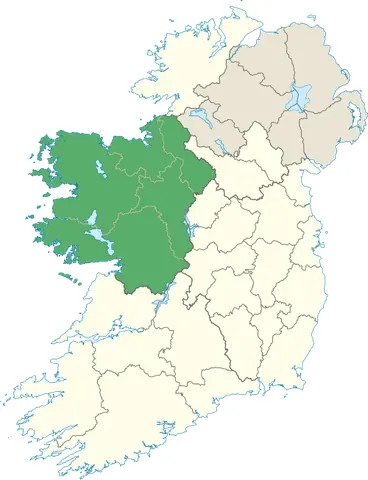 connacht: the western province of Ireland, inclusive of the counties Galway, Leitrim, Mayo, Roscommon, and...