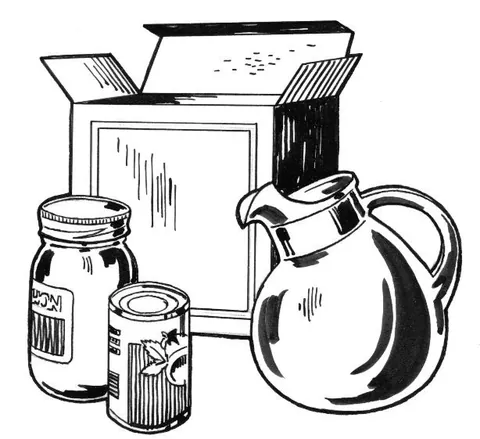 container: someone who contains; something that contains