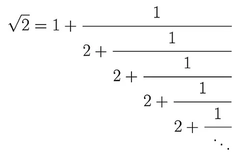 continued fraction: a compound numerical expression consisting of an integer plus a fraction whose numerator is a...