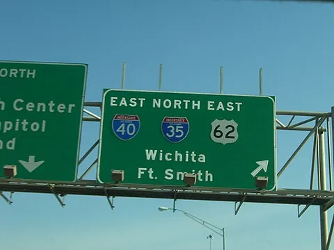 control city: a city listed as a destination on highway signs