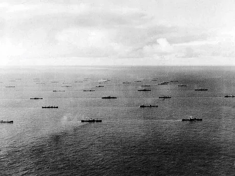 convoy: one or more merchant ships sailing in company to the same general destination under the protection...