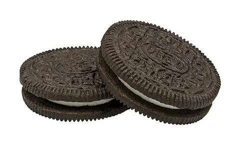 cookie sandwich: a snack consisting of two cookies with a filling between them