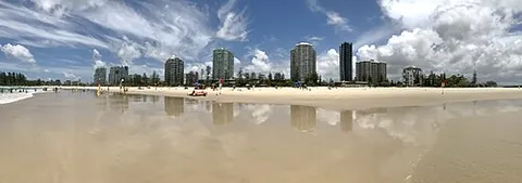 coolangatta: a coastal suburb in the City of Gold Coast, Queensland, Australia, which is next to Tweed Heads,...