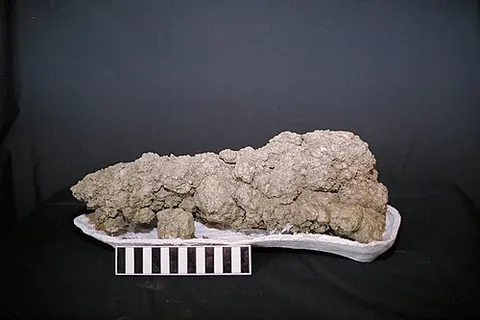 coprolite: a fossil consisting of petrified dung