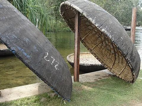 coracle: a small circular or oblong boat made of wickerwork and made watertight with hides or pitch,...