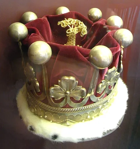 coronet: a small crown, such as is worn by a noble