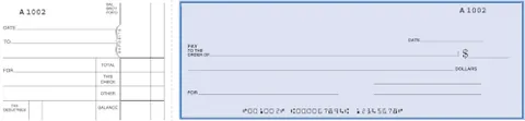 counterfoil: the part of a cheque that is retained in the chequebook as a record; a stub