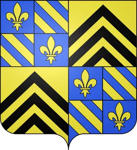 counterquartered: doubly divided into quarters, so that each quarter (or a specified quarter) is itself quartered