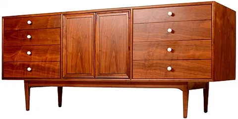 credenza: a sideboard or buffet
