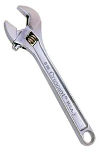 crescent spanner: an open-end adjustable spanner with a worm-drive thumbwheel. When the term adjustable spanner or...