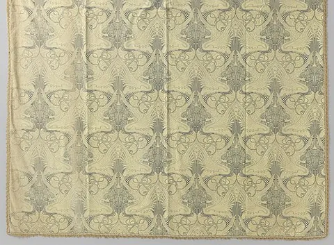 cretonne: a strong, heavy fabric of cotton, linen or rayon, used to make curtains and upholstery