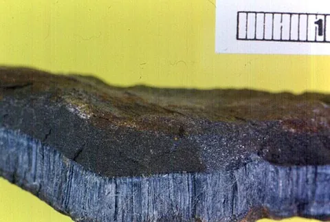 crocidolite: a fibrous, blue-green mineral that is a variety of riebeckite and is one of the six types of...