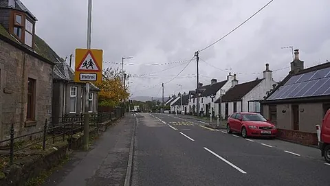 crook of devon: a village by the River Devon in Perth and Kinross council area, Scotland, historically in...