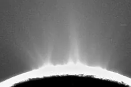 cryovolcano: a volcano on an icy moon that ejects volatile materials rather than magma