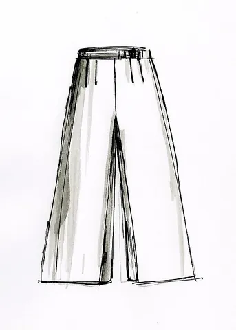 culottes: a type of loose shorts which look like a skirt; a divided skirt