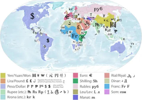 currency sign: any graphic symbol used as a shorthand for a currency's name, especially in reference to amounts of...